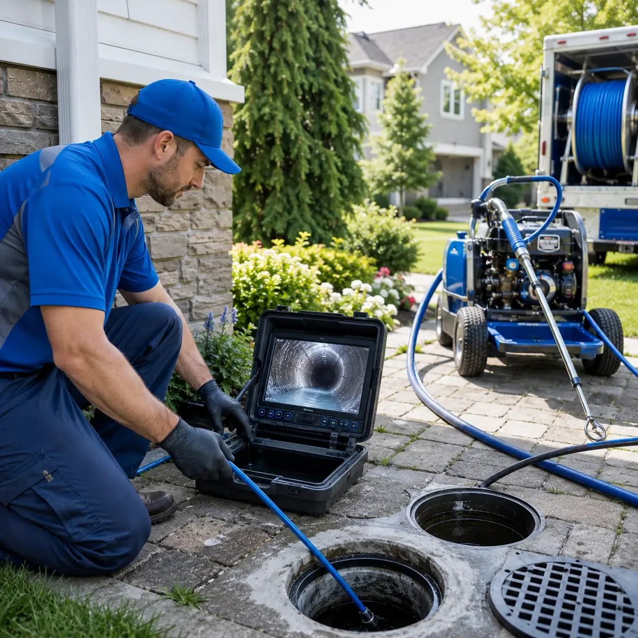 Outdoor drain cleaning professionals serving Roseville, CA